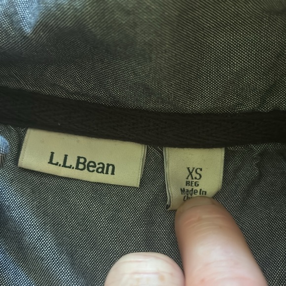 LL Bean Rugby Shirt XS - Picture 3 of 5